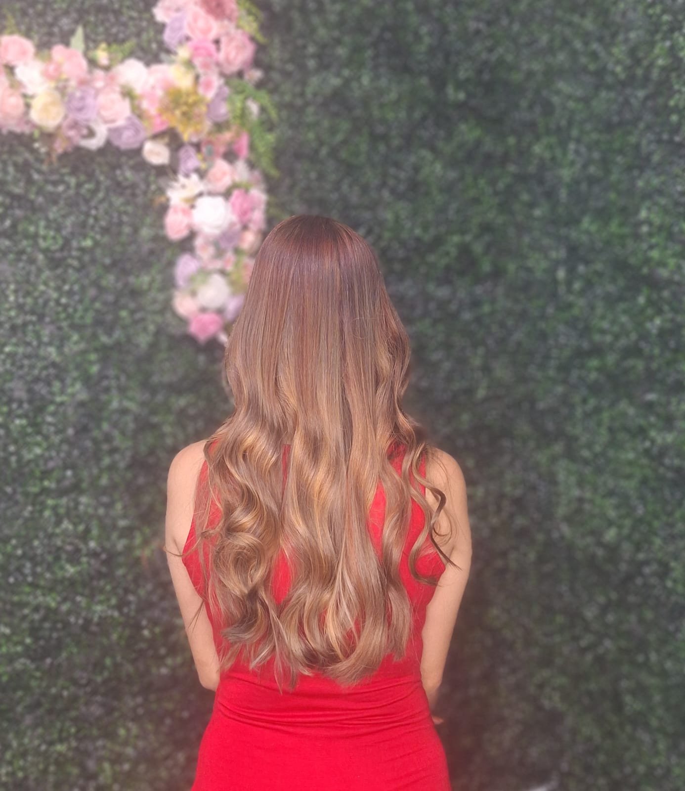 Ombré rubio largo — H Beauty Salon